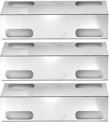 3 Pack Stainless Steel Replacement Heat Plate for Ducane 3000D, Affinity 3000 Series, 3073101, Affinity 3100, Affinity 3300, Affinity 3400, Affinity 4100, Affinity 4200, Affinity 4400 Gas Grill Models