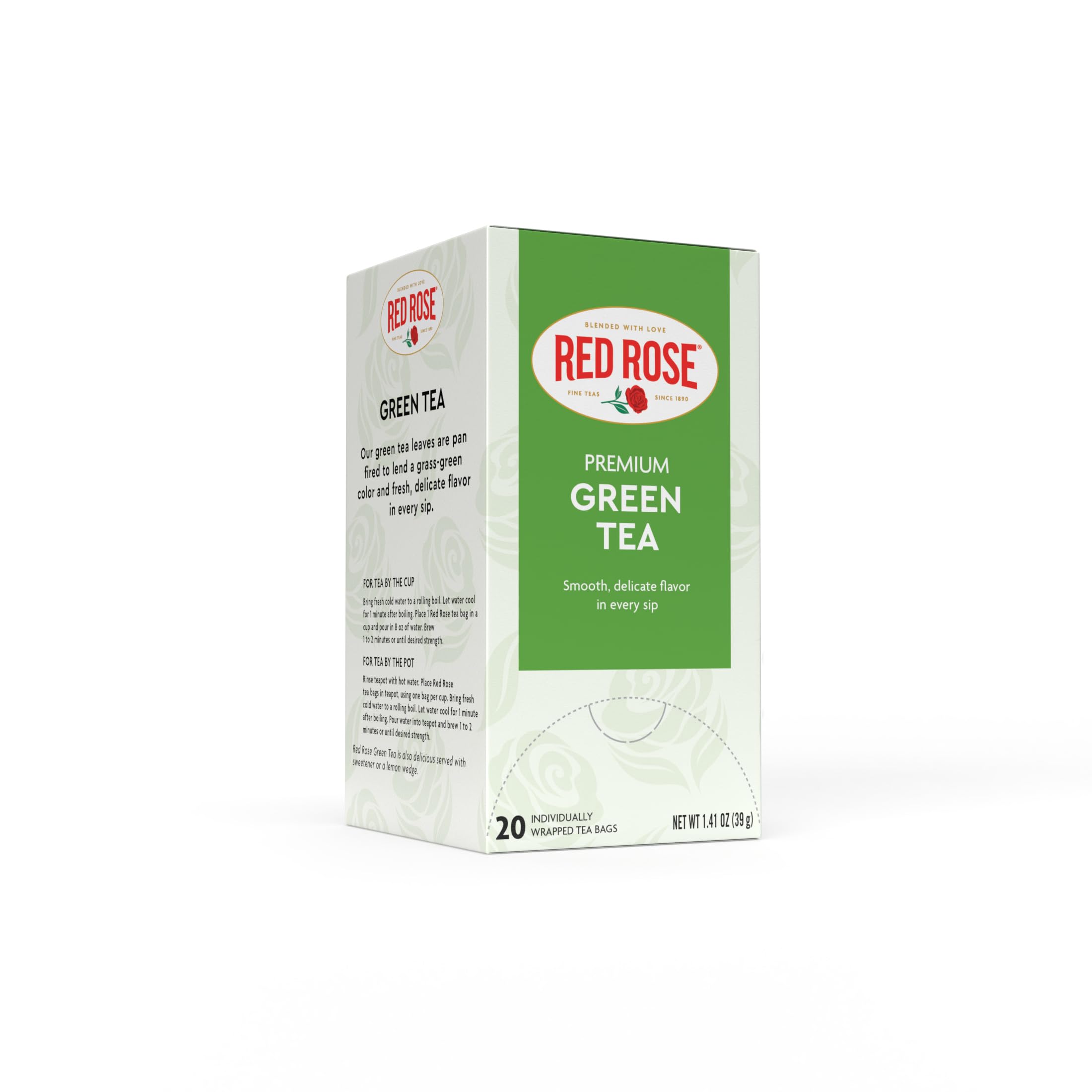 Amazon.com : Red Rose Green Tea Naturally Flavored Rich in