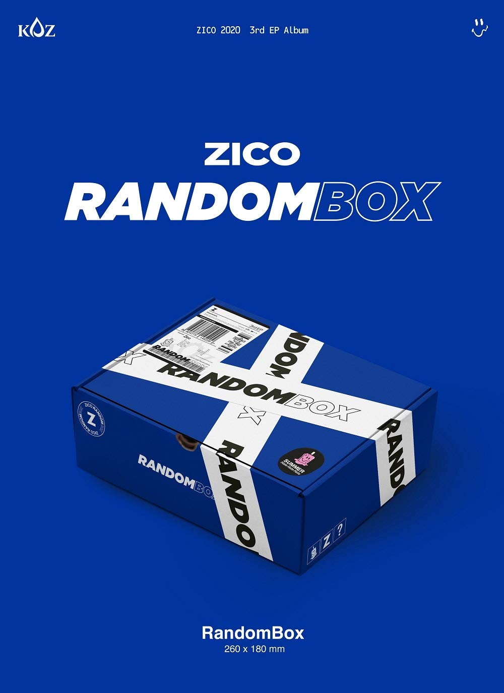KOG Entertainment ZICO - RanDOM BOX (3rd EP) Album : Amazon.se