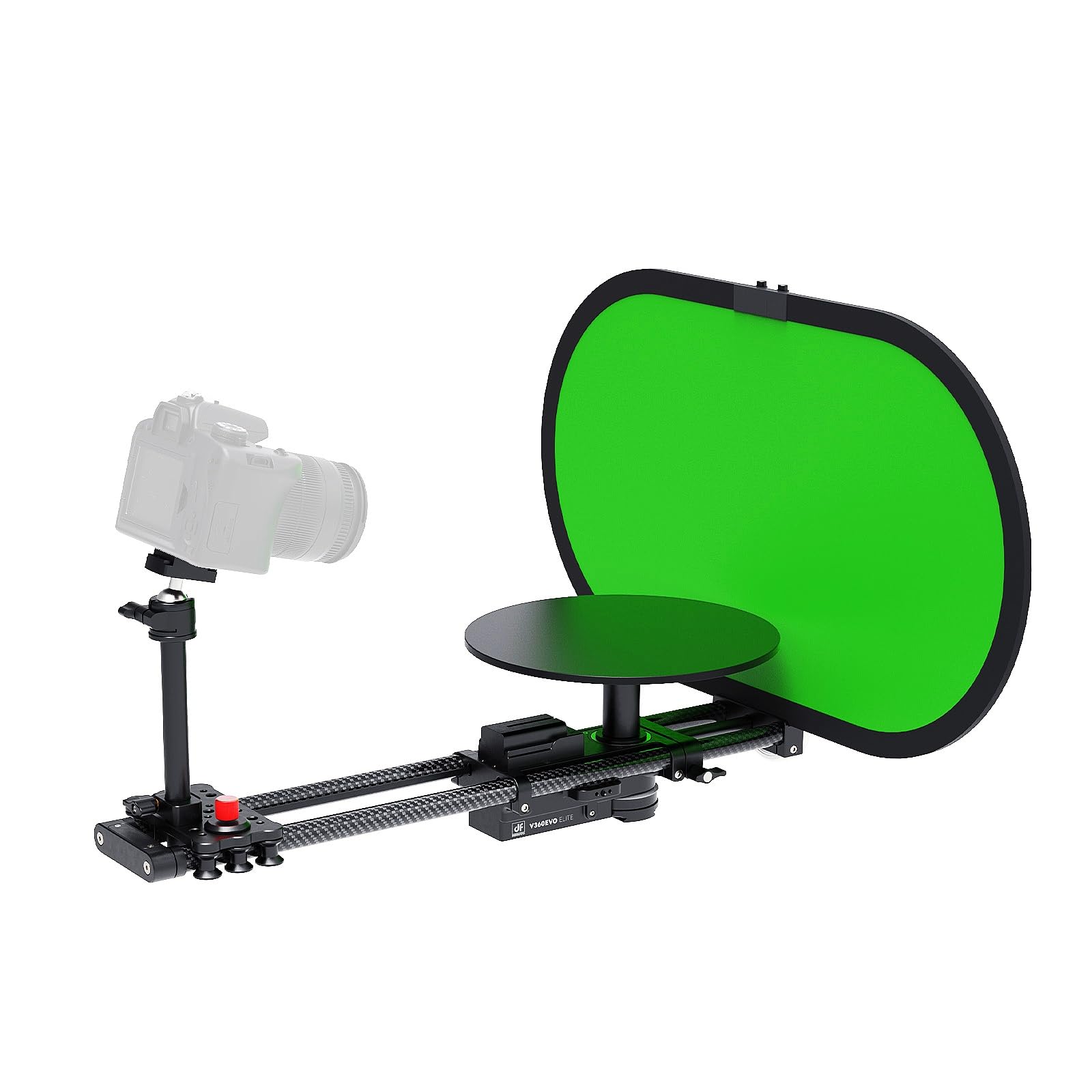 V360EVO-ELITE 360 Photo Booth à Double axe, Rotating Platform motorisée APP-Controlled, Automatic Turntable pour DSLR, Product Photography, vidéo, Time-Lapse et Stop Motion