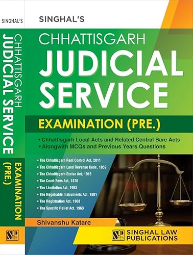 Chhattisgarh Judicial Service Exmination Preliminary 2023 Edition by Singhal Law Publications