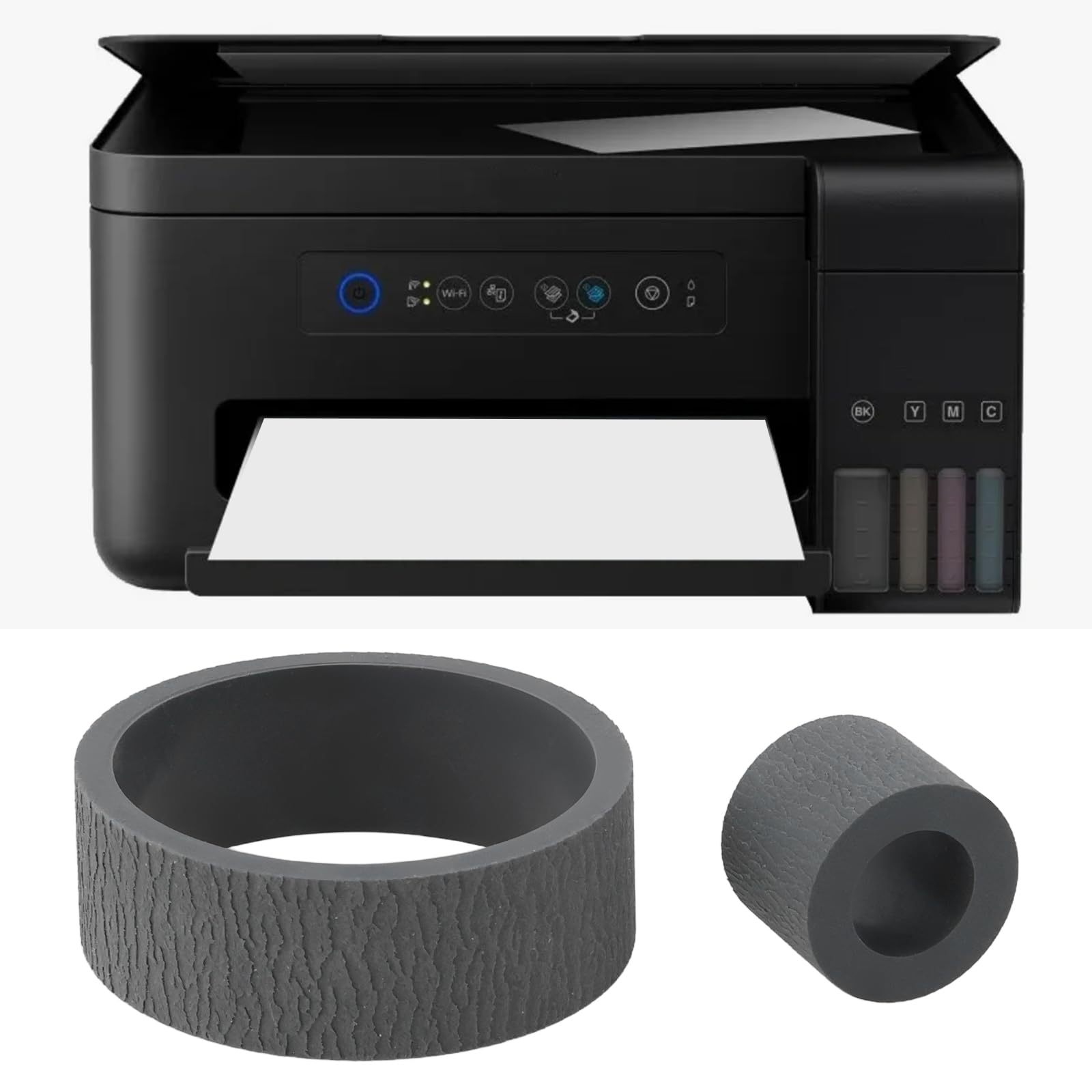10x Almohadillas de Separación para Rodillo de Alimentación de Recogida Compatible con EPSON L3110 L3150 L4150 L4160