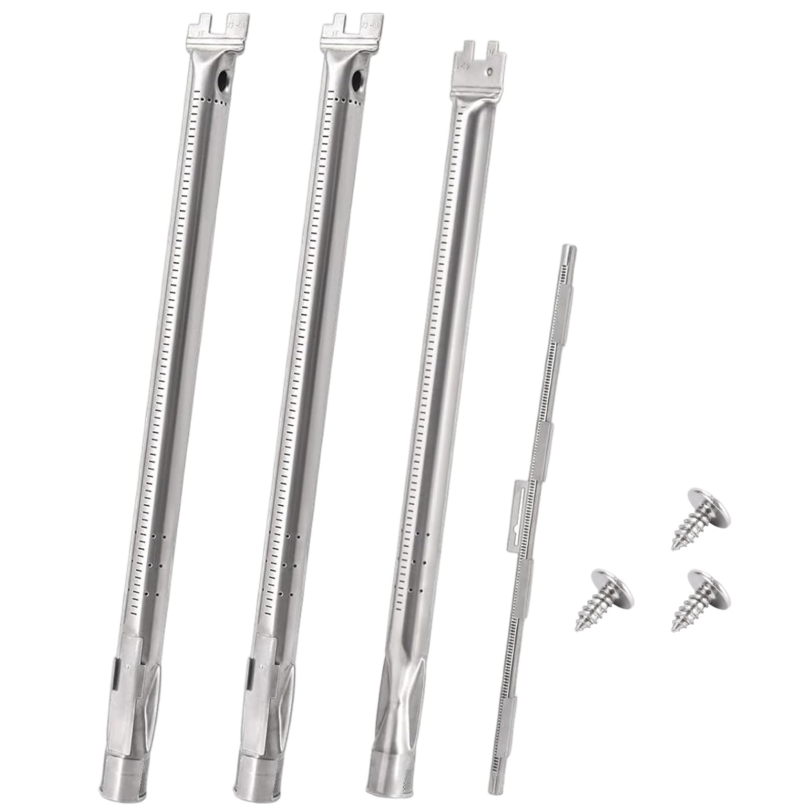 Kalttoy Premium Nonrust Steel Grills Burners Replacement Set High BBQ Burners Tube for Even Heat Distribution BBQ Grills Replacement Parts
