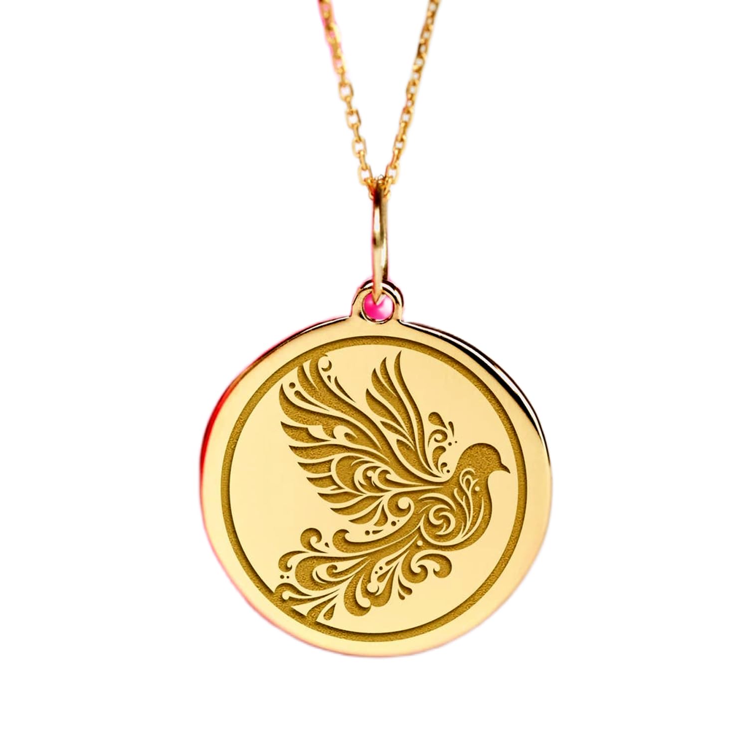 Collier colombe délicat LKBEADS argent 925 idéal pour offrir