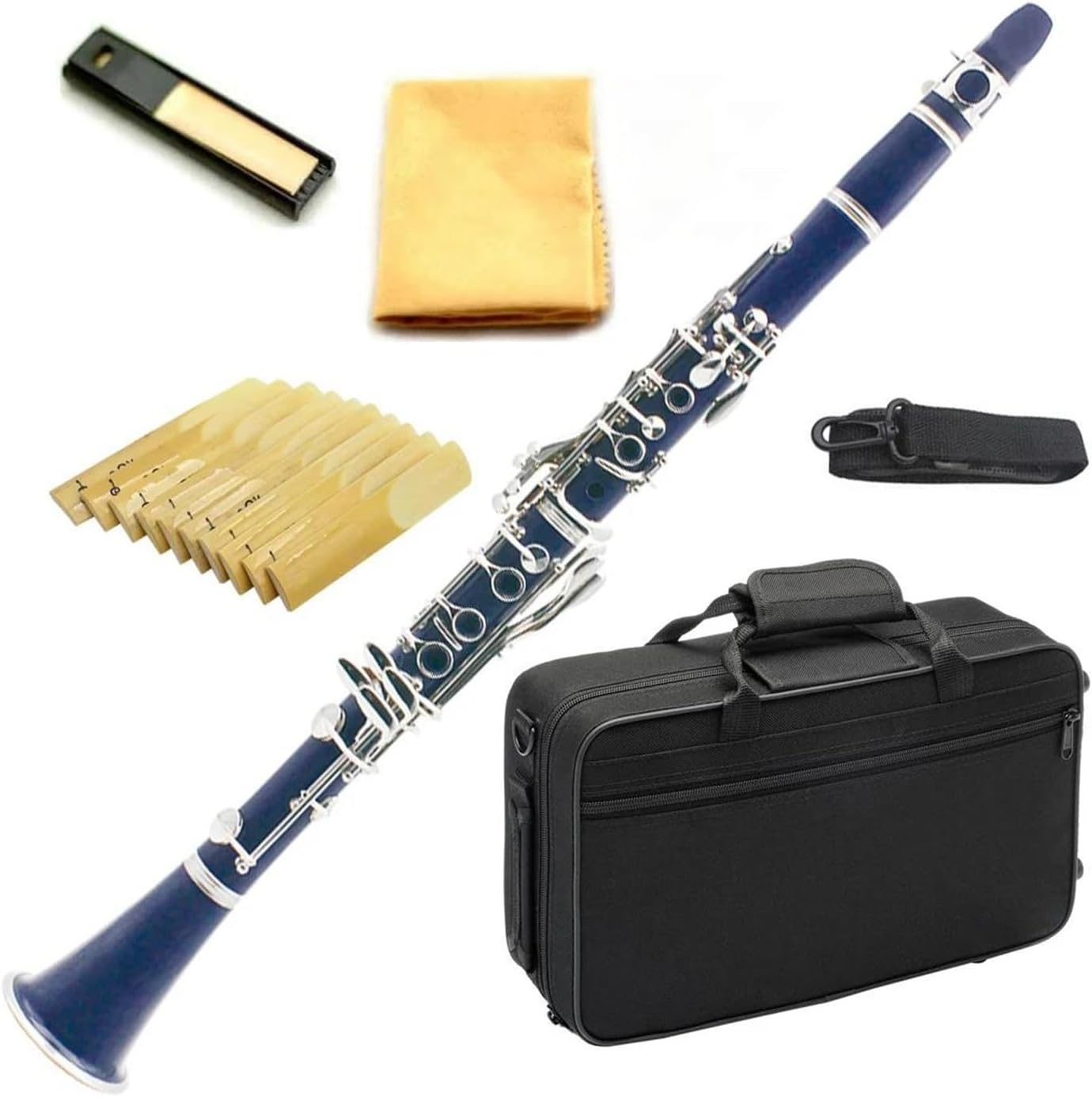Clarinet Bb Flat 17 Key Clarinet for Beginners Professional Clarinet