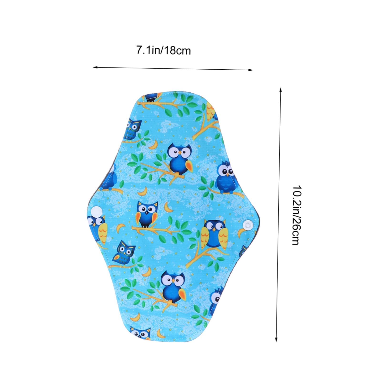Healifty 9 Pz Assorbenti Igienici Riutilizzabili Panno Igienico Lavabile Assorbente Riutilizzabile Tovaglioli Di Stoffa Carbone Di Bambù Mancare A Prova Di Perdita Tampone Di Stoffa