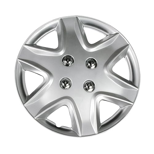 viz 13インチホイールカバーT11 4枚 トヨタ ファンカーゴ (シルバー) VIZ-WJ5049B13-100