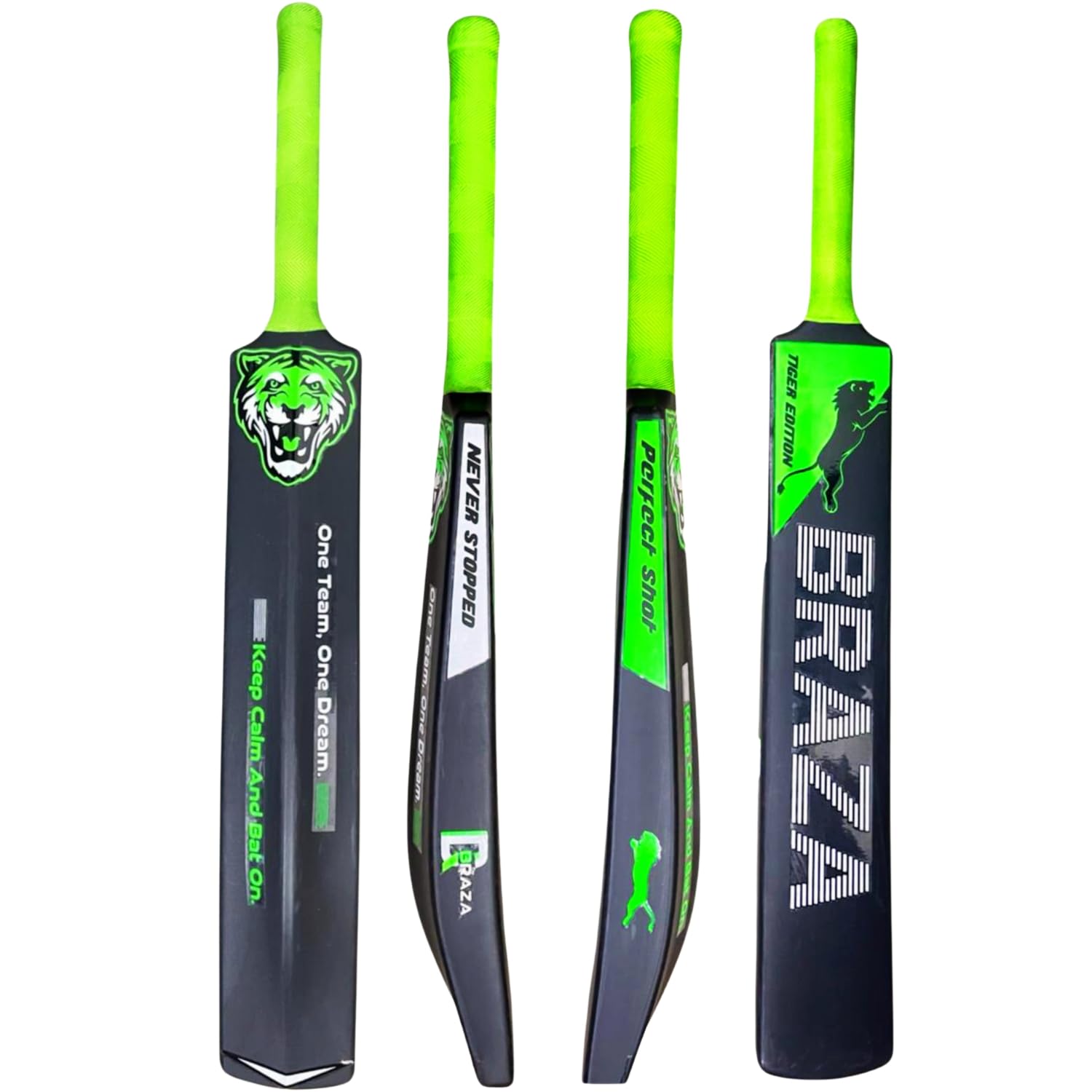 BRAZA Heavy Duty Plastic Cricket Bat for Kids | Green | Age Group : 12-14 Years (B0CVRSLJSY) Amazon Price History, Amazon Price Tracker