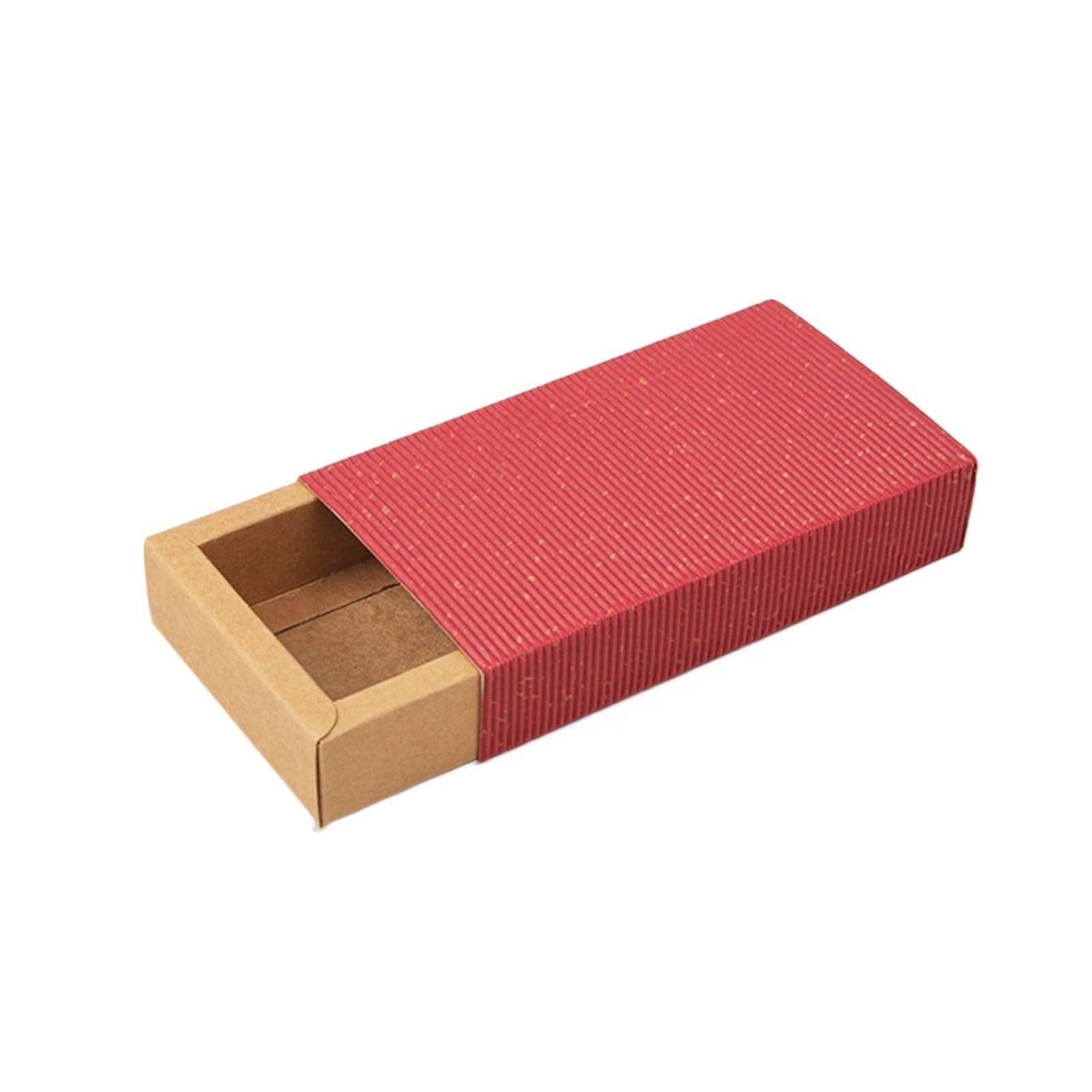 Packung Kraftpapier-Lippenstiftetuis 20 Stück Kraftpapier-Schubladen-Geschenkboxen in verschiedenen Größen