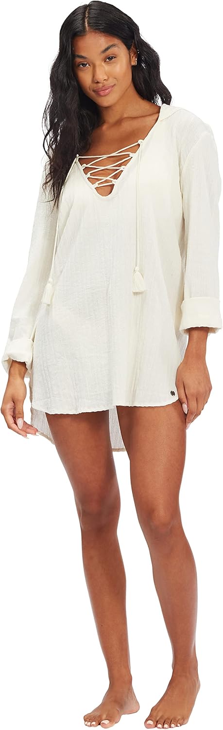 Billabong Women’s Aloha Lace Up Tunic Swim Cover-up
