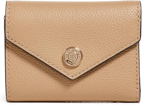 Tory Burch Womens Pebble Envelope Small Wallet, Biscotti, One Size
