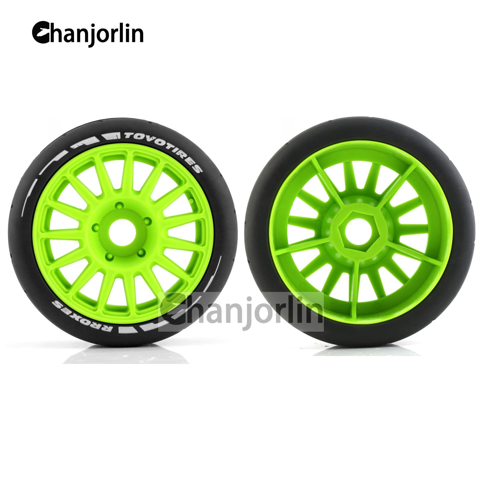 Amazon | Chanmoo 1/8 RC オンロードカータイヤとホイールリム 17mm