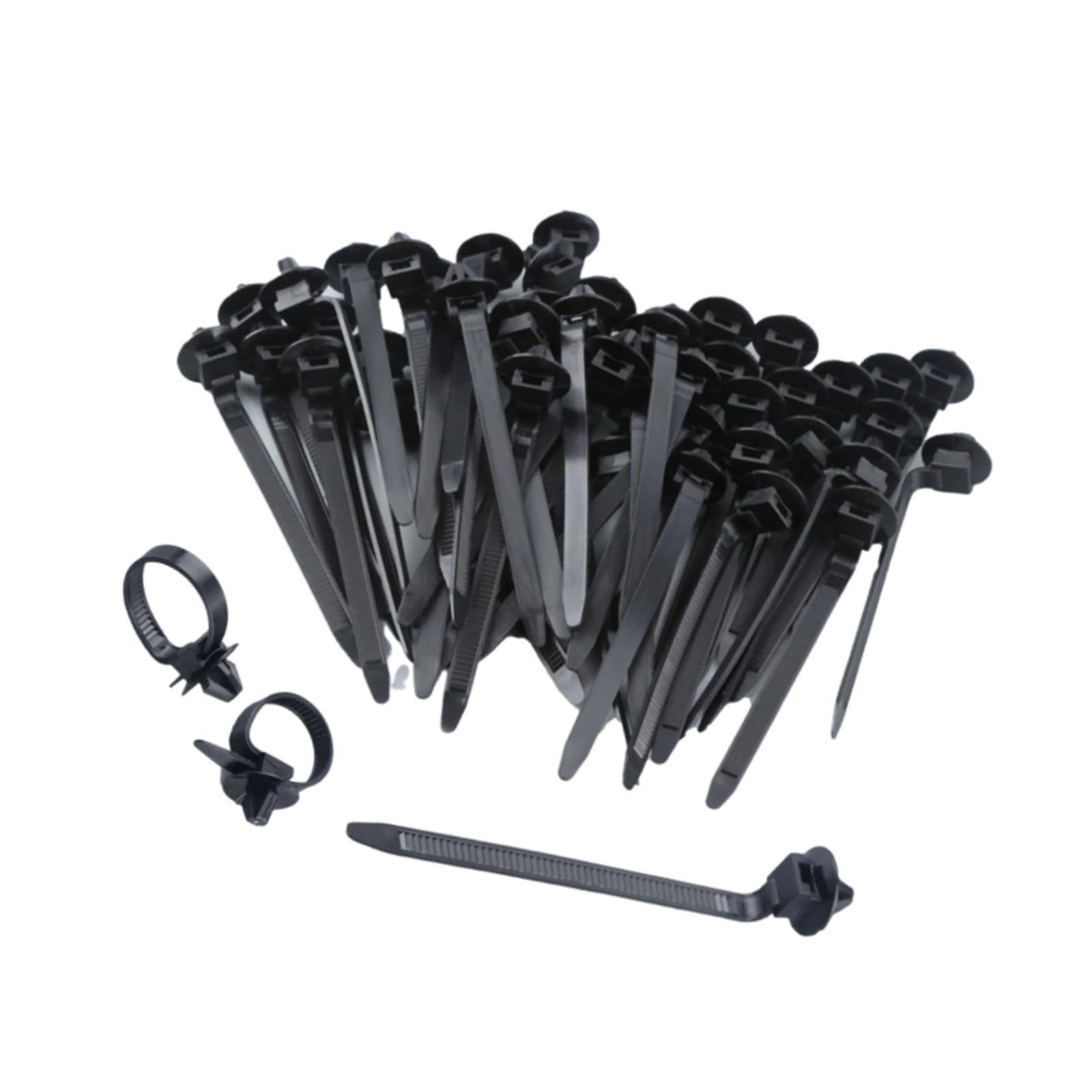 Cable Zip Ties Push Mount Straps Set Lightweight Multipurpose-image-46