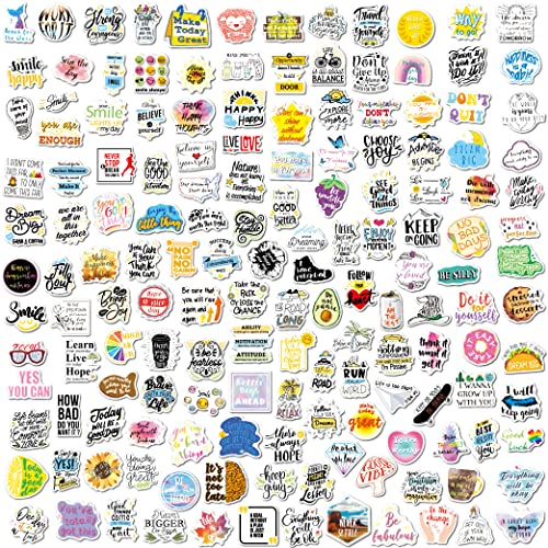 155Pcs Motivational Stickers For Students, Teachers, Adults, Teens, Kids- Premium Inspirational Stickers For Laptops, Journals, Planners, Water Bottles, Waterproof Vinyl Bulk Sticker Pack By Joseio #TOP1