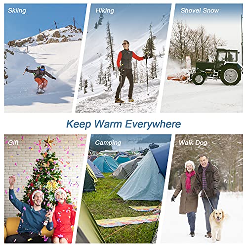 Heated Mittens Gloves for Men and Women, Rechargeable Heated Gloves with Touchscreen 7.4V 2200mAh Battery Waterproof Ski Gloves for Skiing Snowboarding Camping Hiking (XXL) by SAVIOR HEAT - Image 5