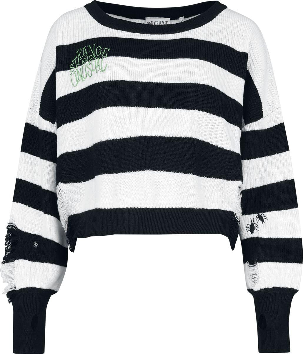 BEETLEJUICE Strange and Unusual - Oversize Frauen Sweatshirt Multicolor Fan-Merch, Filme