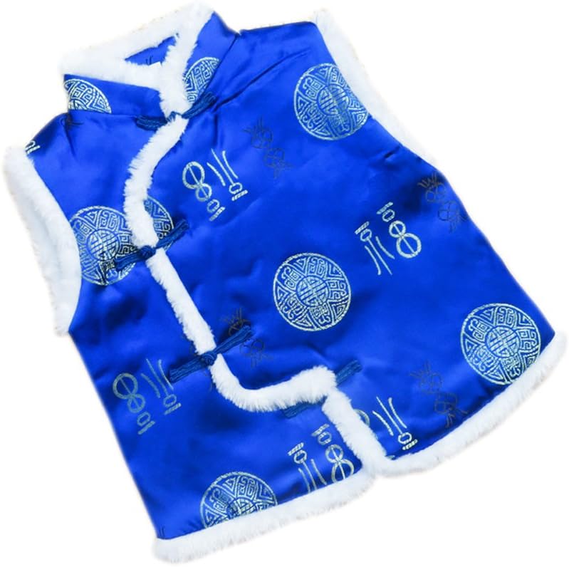 Only Faith vestOnly Faith Kids Chinese Traditional Tang Suit Outdoor Padded Vest Waistcoat