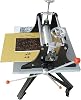 Flatbed Press Letterpress Printing Machine - 320x500mm Extended Printing Board, Double Positioning Shaft Hole, Max Plate Height 8cm, Even Pressure for Woodcut Ink