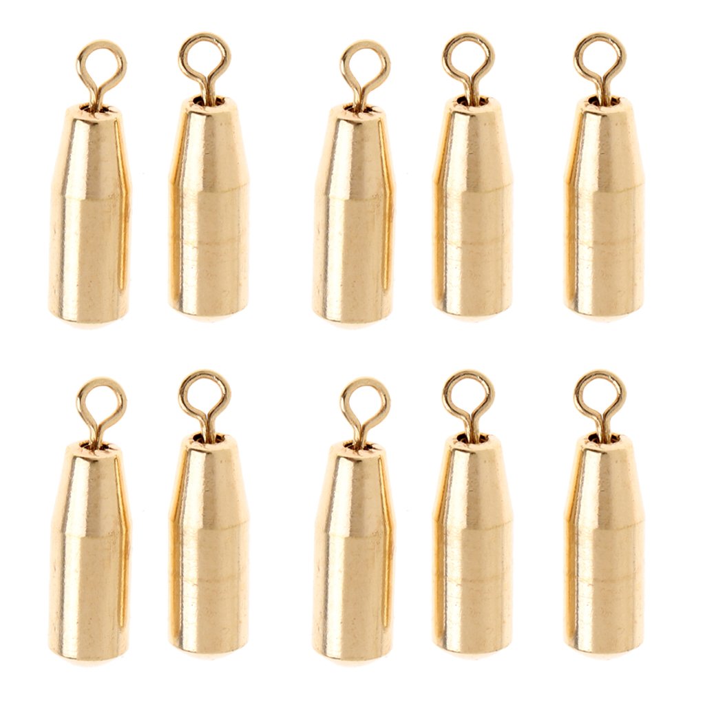 CALANDIS 10pcs Brass Sinker Drop Shot Weights Finesse Sinker Perch Pike Fishing 1.8g | Fishing | Terminal Tackle | Sinkers & Weights-image-33