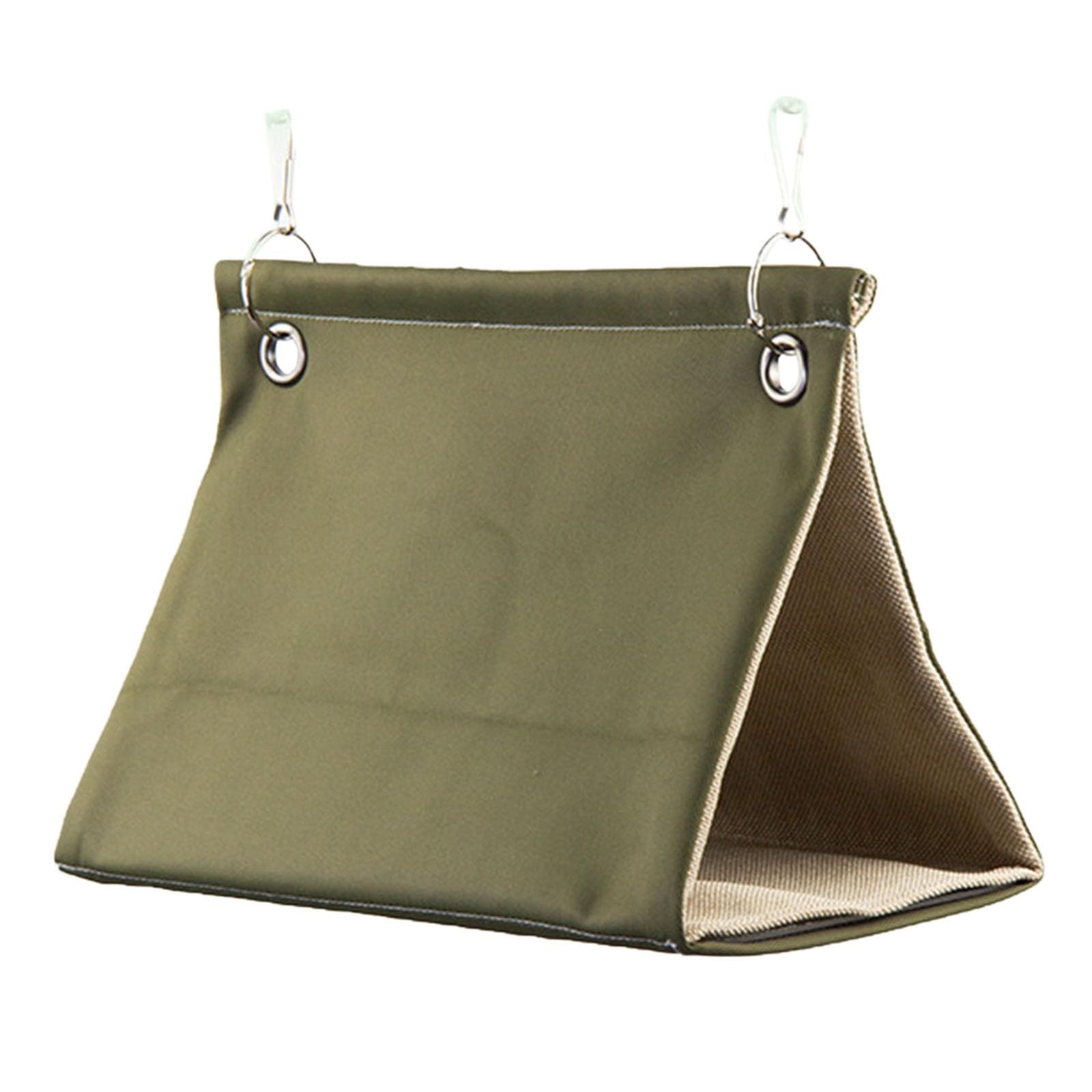 Bird Hammock Tent Bed for Cage, Hanging Parrot Sleeping Hut Hideaway, Foldable Bird Nest Bed for Budgies Lovebirds Cockatiels Conures and Small Parrots, Indoor Cage Accessories