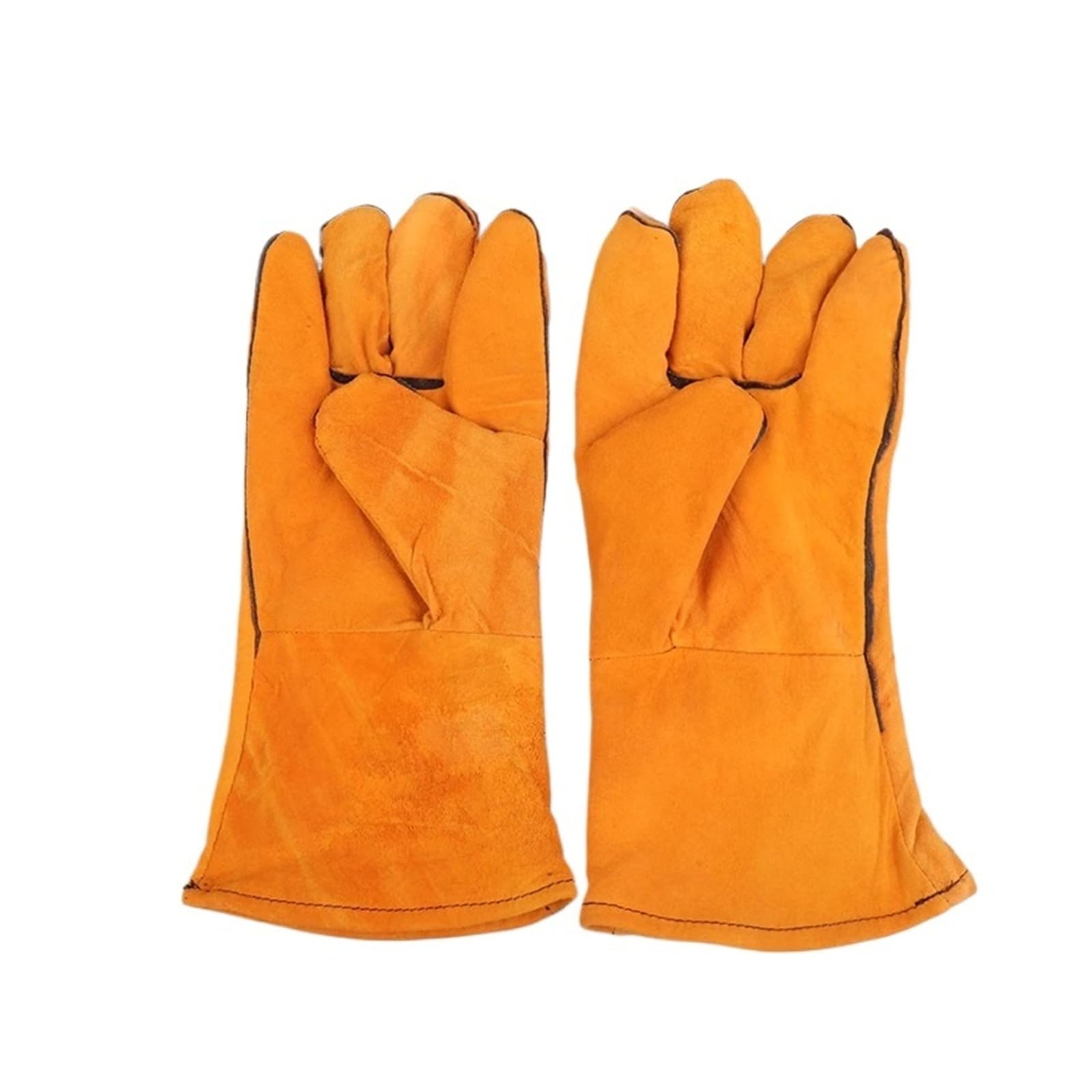LNHHG Welding Clothes, Heat-Proof Metal Welding Protector Gloves Cowhide Flame-Retardant Work Mechanic Tools