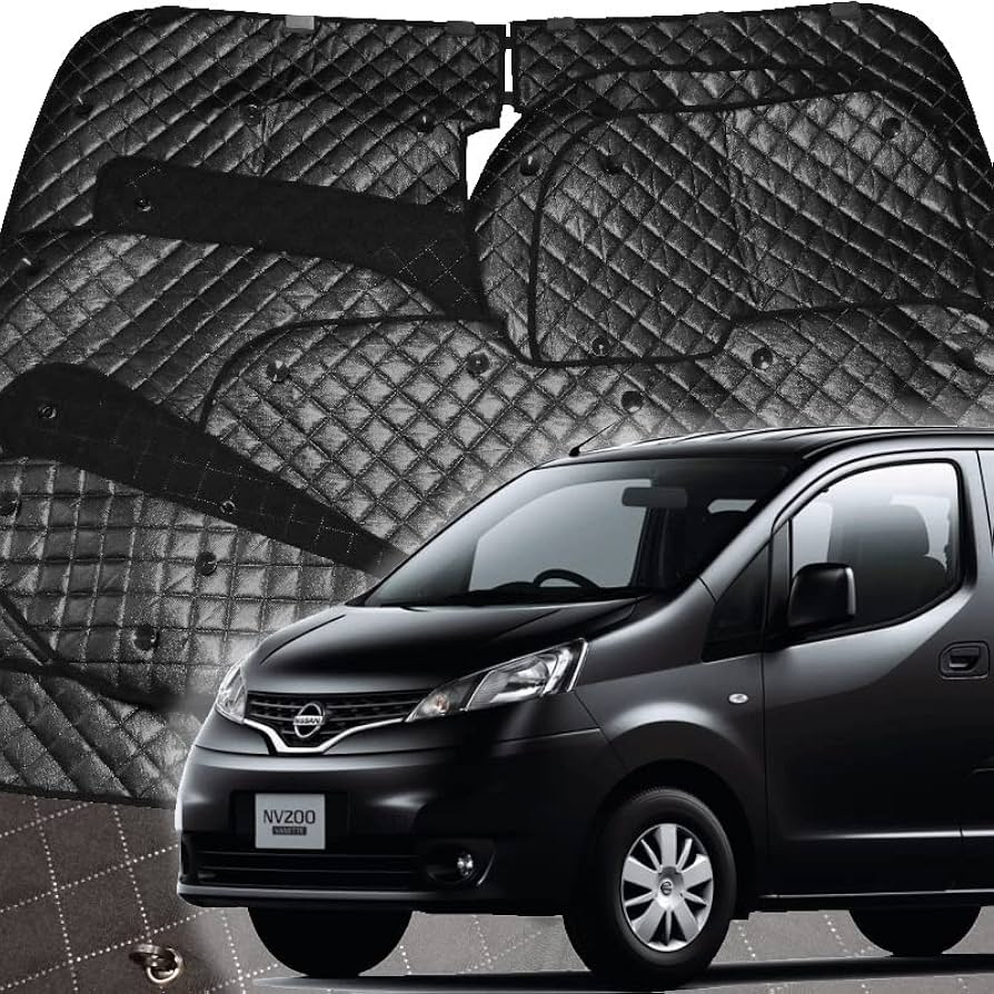 ZEOS MULTI SUNSHADE ブラック　NV200サンシェード zeosマルチサンシェード・ブラックスペック NV200バネットバン