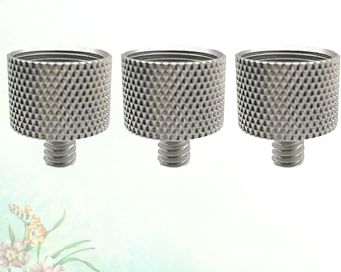 3pcs 5 8 Female to 1 4 Threaded Microphone Stand Adapter Screws