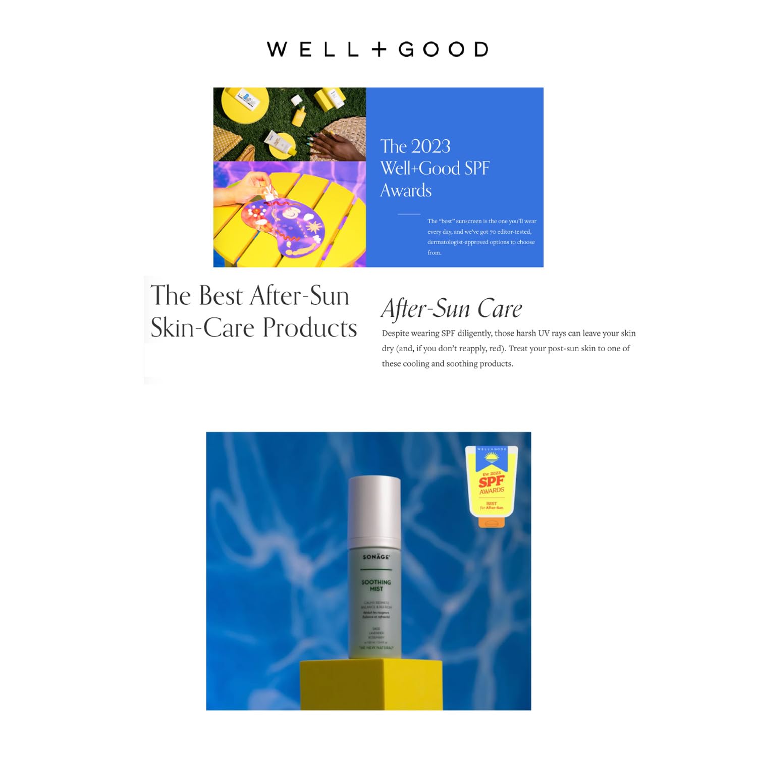 Sonage Soothing Mist: Alcohol-Free Calming Facial Spray | Reduces Pores & Soothes Redness, pH Balancing