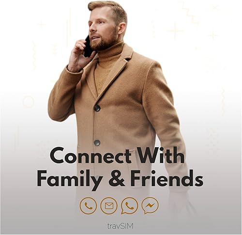 Miniatura 2 de travSIM Tarjeta SIM de Israel  Datos móviles de 10 GB a velocidades 4G5G  Tarjeta SIM Israel funciona en dispositivos iOS y Android  Plan en tarjeta