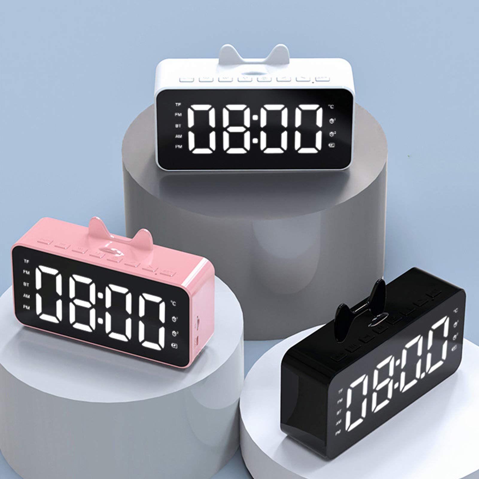 Bluetooth-luidspreker met Digitale Wekker, Multifunctionele