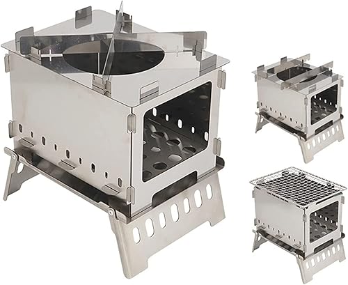 Miniatura 5 de Parrilla de barbacoa Parrilla de gas al aire libre Estufa de camping al aire libre Horno plegable portátil Parrilla de barbacoa Quemador de acero