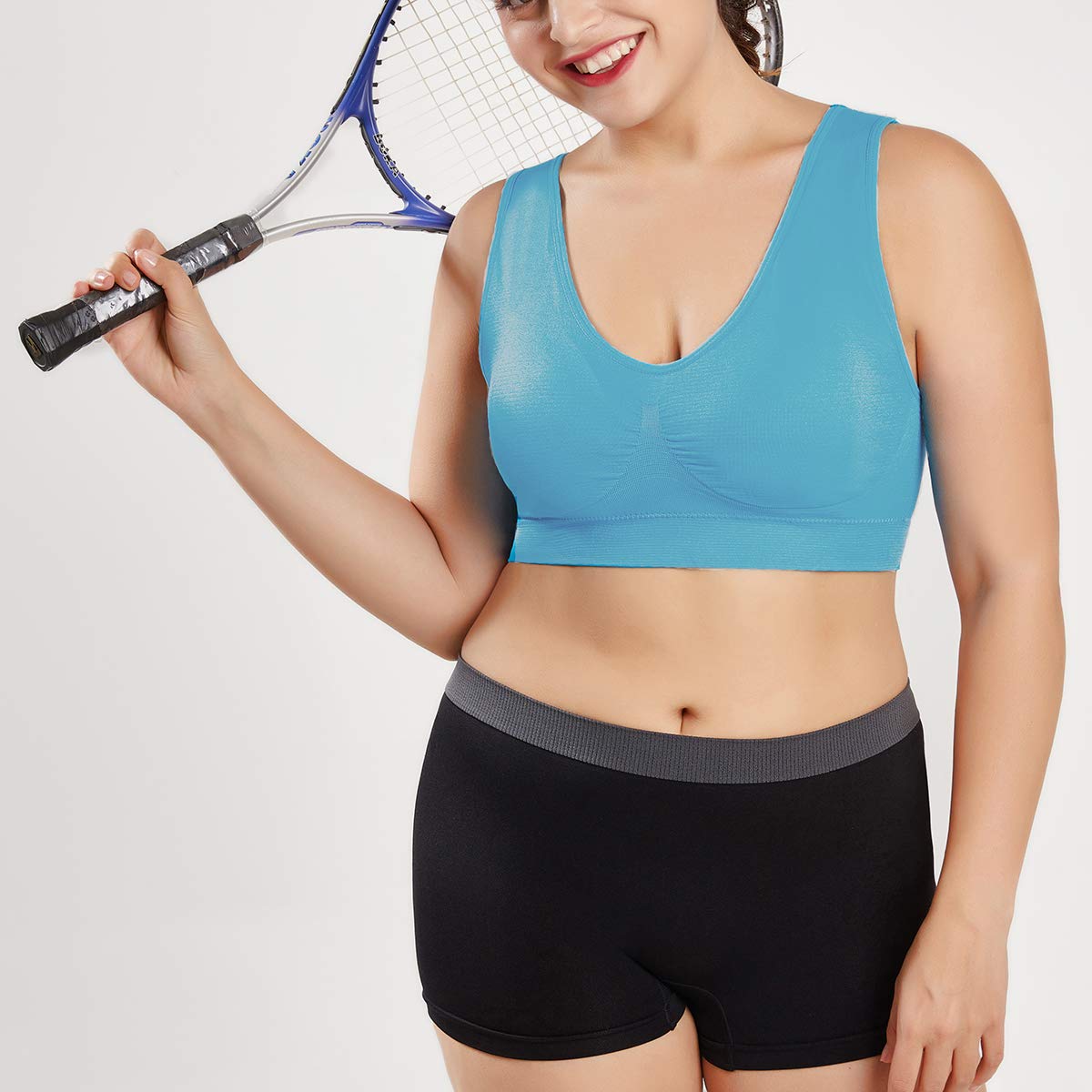 1/2/3 biustonosze sportowe bez fiszbin bawełna Push Up bezszwowy biustonosz bardzo duży rozmiar 3XL 4XL 5XL 6XL