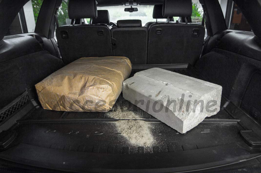 Gumowy ochraniacz Premium Osłona Bagażnika do Ford Kuga I do 2012 - Dostosowane do potrzeb - 5 cm od krawędzi