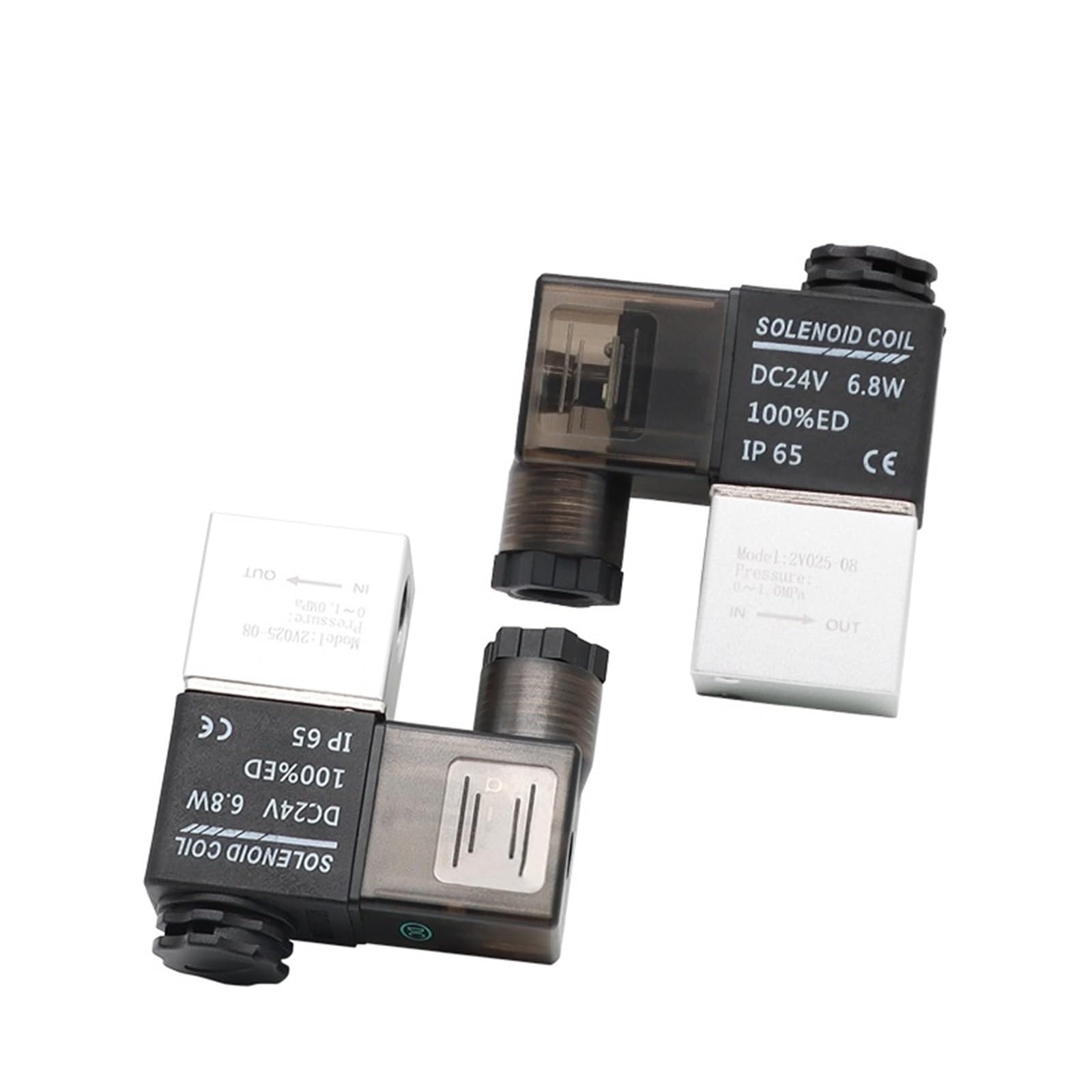 Électrovanne pneumatique 2V025-06/08 NC AC220V pour circuit air comprimé 1/4