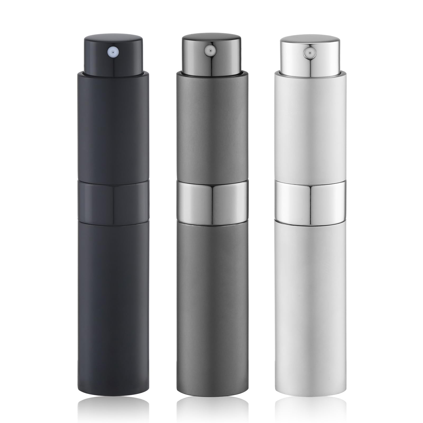 Lulupack Travel Perfume Bottle Refillable - Cologne Spray Atomizer Mini - Small Travel Size Empty Sprayer for Refill Sample Container - Portable