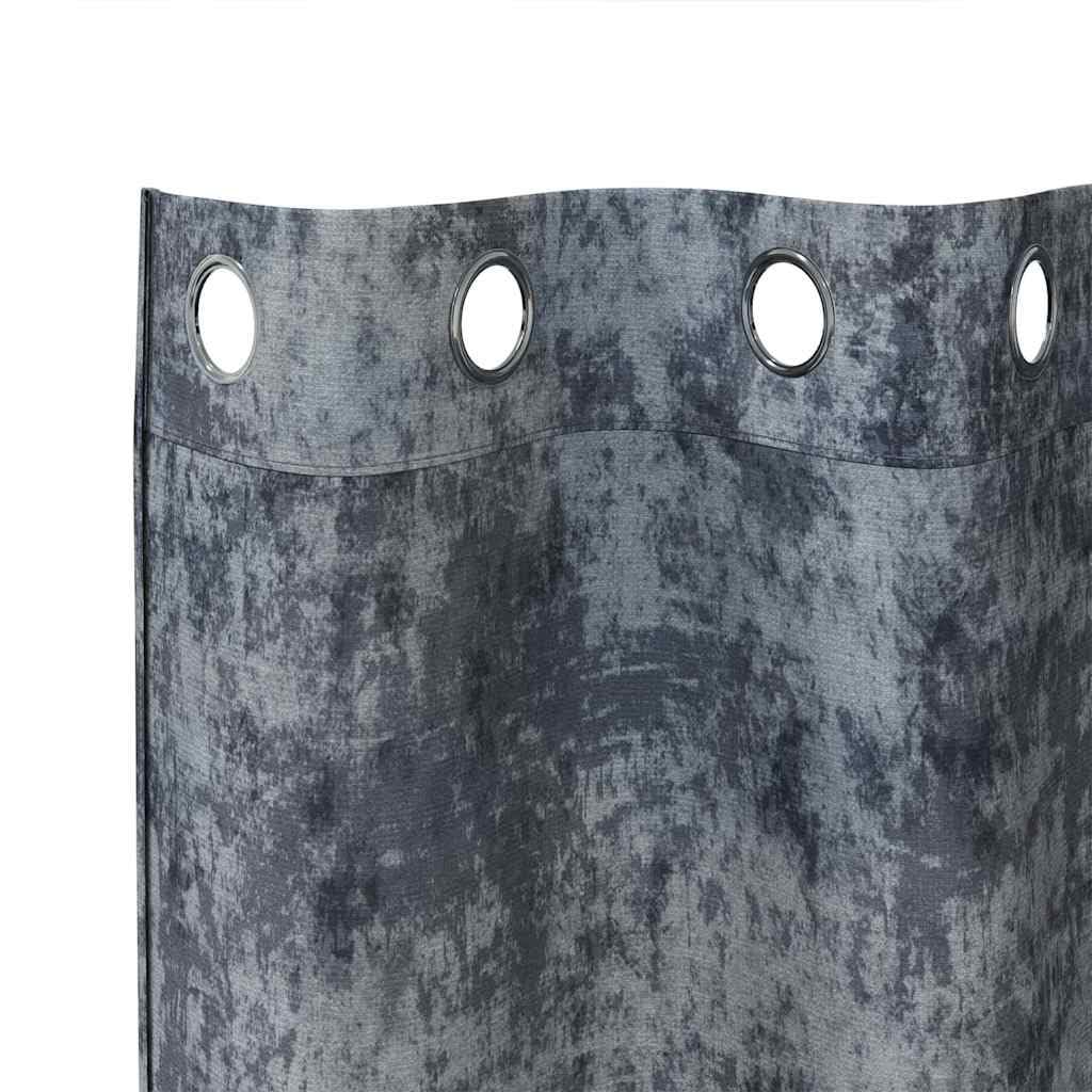 Aksamitne zasłony zestaw 2 sztuk, srebrnoszare, 175 x 140 cm, zaciemnienie i ochrona przed wzrokiem, do salonu, sypialni, nowoczesna dekoracja okienna zapewniająca komfort pomieszczenia