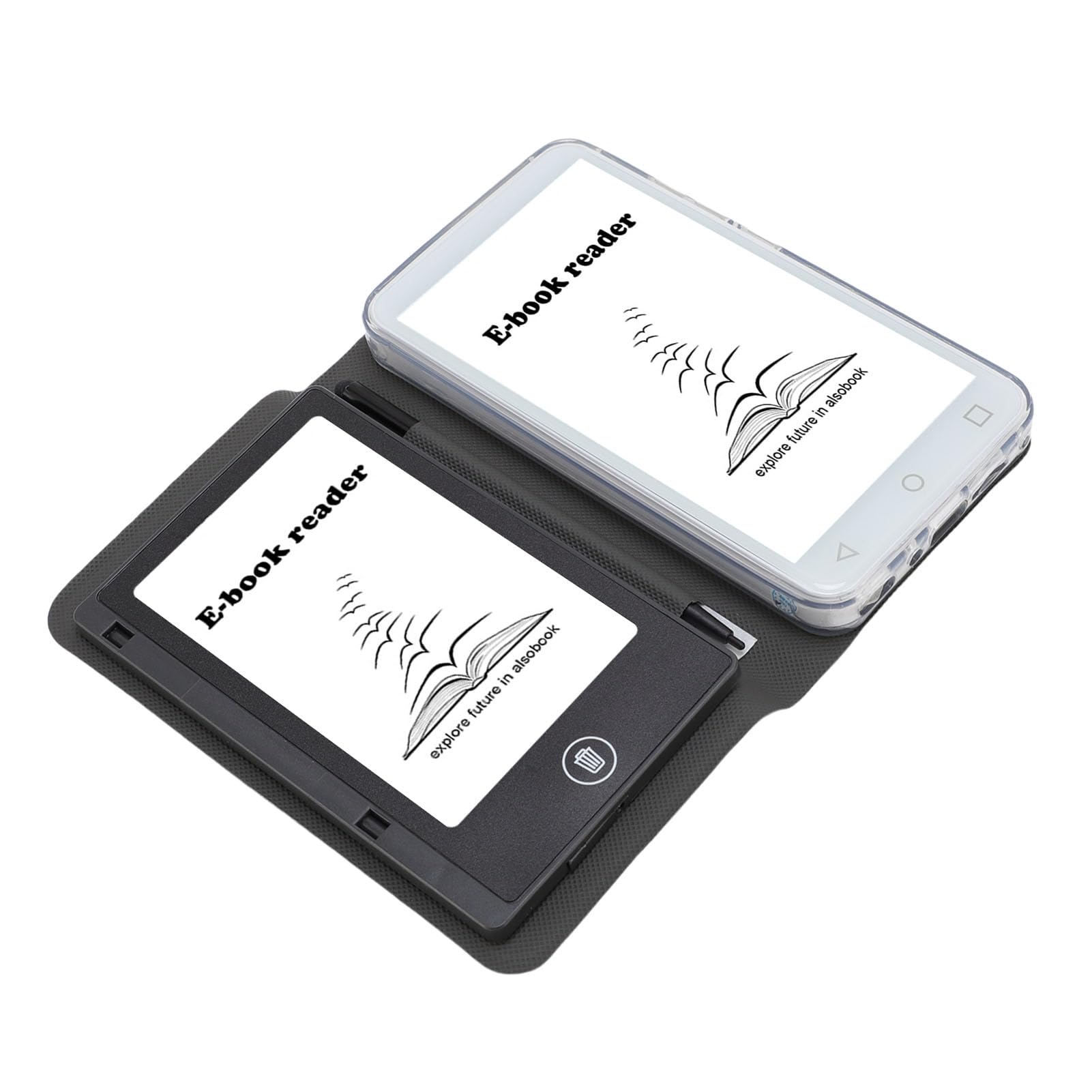 Lettore di Libri Elettronici da 5 Pollici, Lettore di Libri Elettronici Touchscreen con Lavagna per Scrittura, Supporto per Musica, Video, Fotocamera, Radio FM, MP3 MP4 per Bambini
