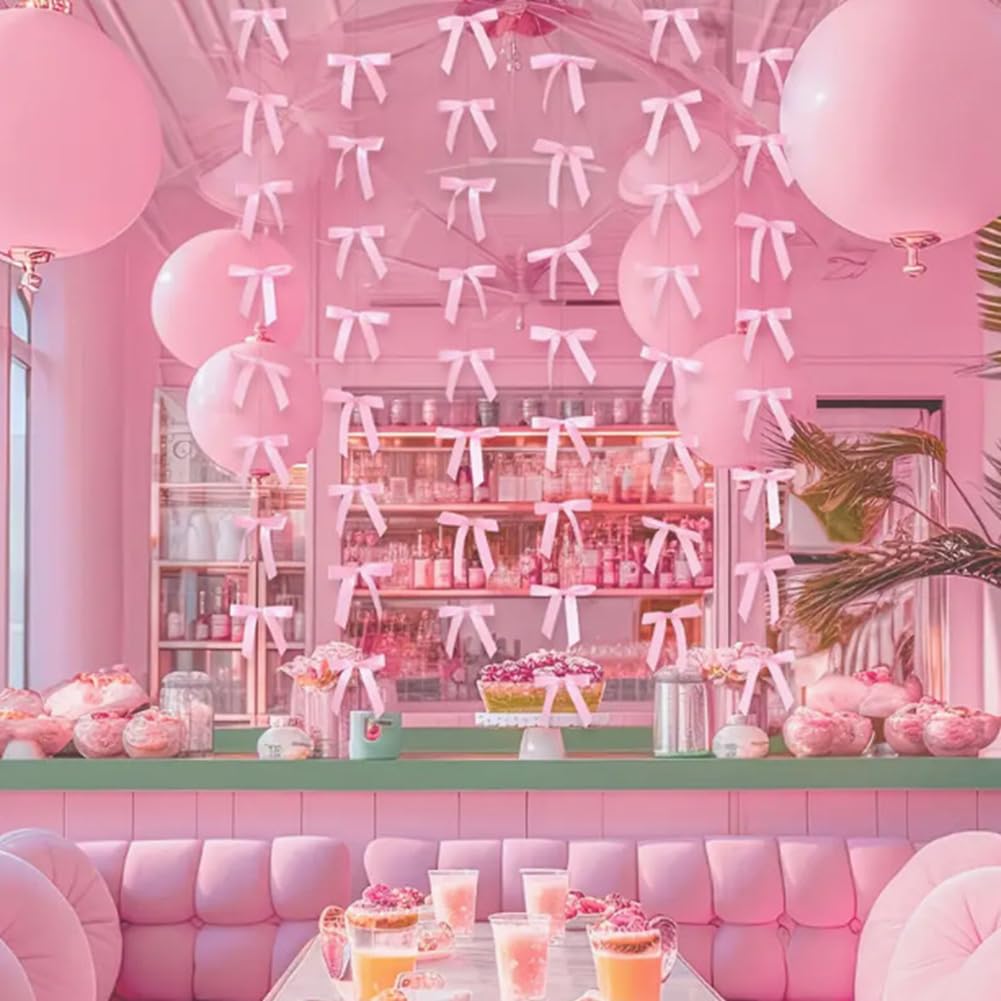 20 sztuk 2 m elegancka girlanda z kokardkami, wisząca kokardka, baner łukowy, baner łukowy, flaga na wesele, urodziny, baby shower, wieczór panieński, imprezę, dekoracja, kolor czarny