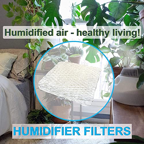 Hqrp 2-Pack Humidifier Wick Filter Compatible With Sears Kenmore 14803, 14804, 14103, 14104, 14113, 14114, 14121, 14122 Humidifiers #TOP6