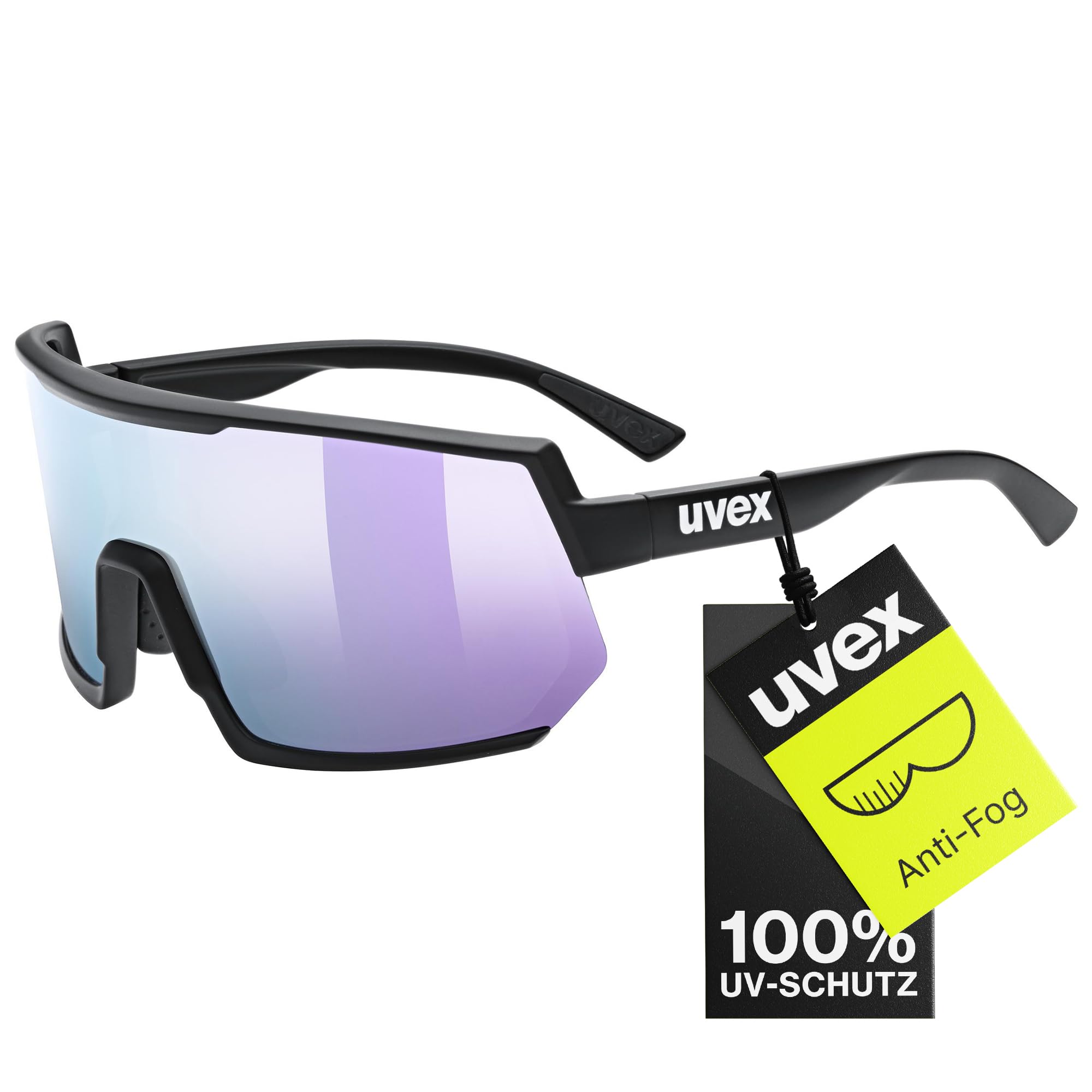 uvex sport sonnenbrille sportstyle 235 Sportbrille, black matt/mirror lavender, one size | starker Schutz vor Sonnenstrahlung snow-goggles-frontier Garmin Radcomputer Edge 1030 Color:Black Green Pearl