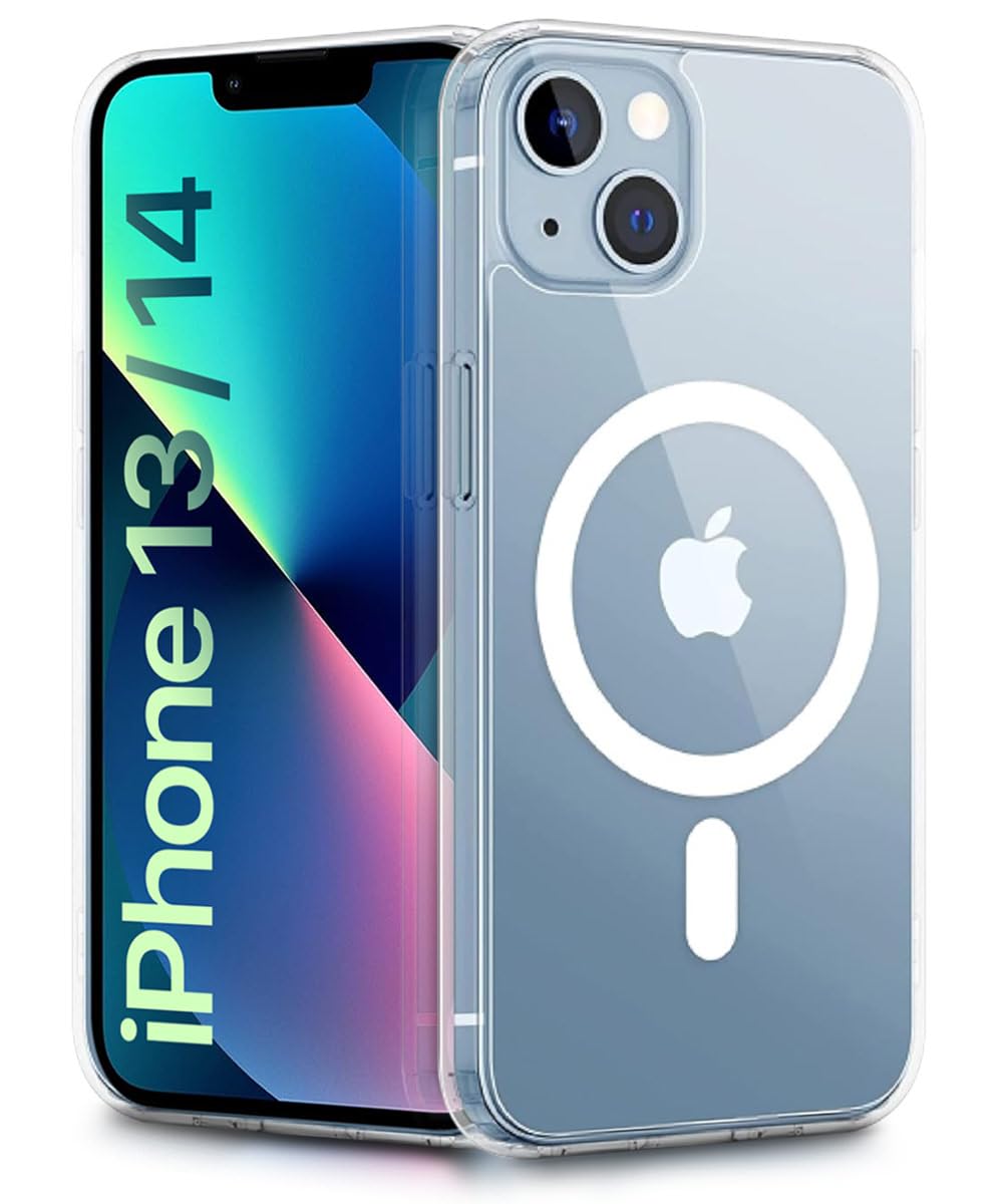WOW IMAGINE Ultra-Hybrid Back Case Cover for iPhone 13 / for iPhone 14 | Compatible with MagSafe | Sleek Hard Crystal Clear Back | Shockproof Mobile Case for iPhone 13 / for iPhone 14 (Transparent) (B0BPYCDJ7J) Amazon Price History, Amazon Price Tracker