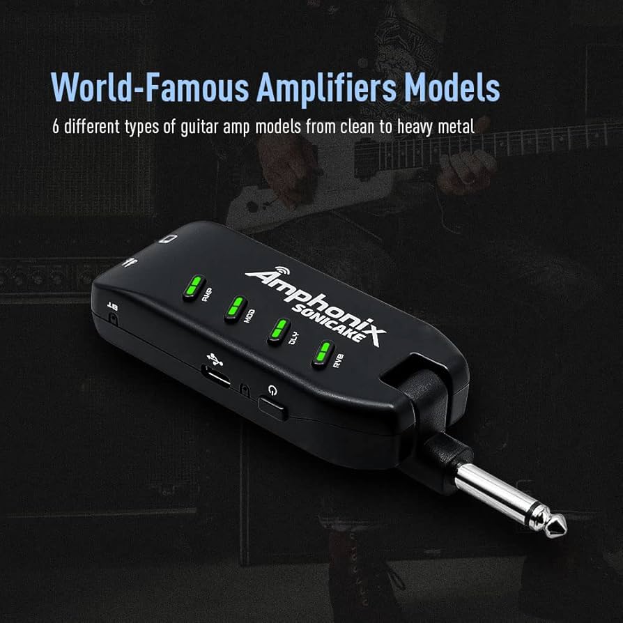 ギター Personal Headphone Guitar Amplifier Amazon.com: SONICAKE Guitar Headphone Amp Plug-in USB