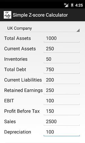 Simple Z-score Calculator