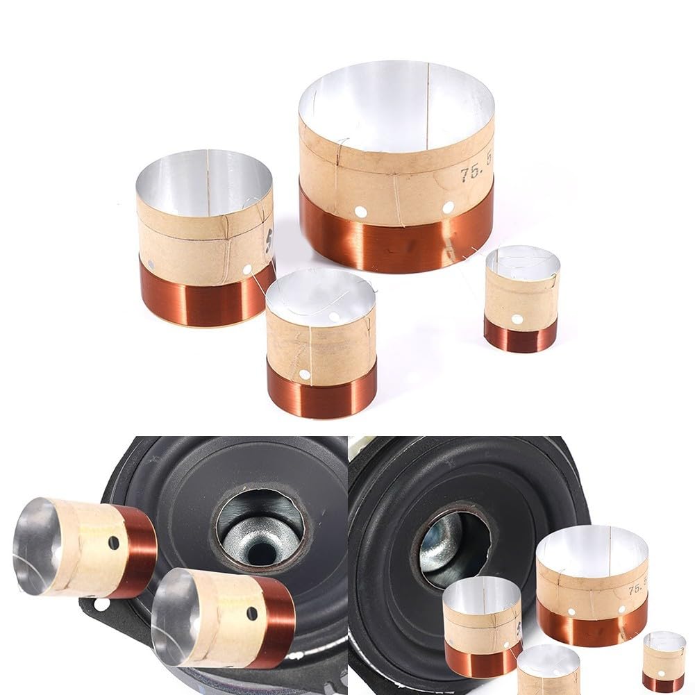 Bobina Vocale Woofer Bobine Vocali Woofer In Alluminio - 25,5 Mm Per Bobina Vocale Woofer Bobine Vocali Woofer In Alluminio - 25,5 Mm Per
