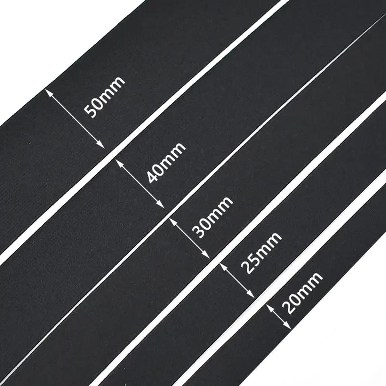 Bandas elásticas Banda elástica Ancha y Plana Banda elástica de 7 Metros (20-50 mm) for Coser Pantalones, Ropa, Cinturilla, Accesorios de Costura DIY, 40 mm(S033,40mm)