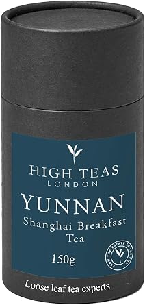 Yunnan Black Tea Loose Leaf | Yunnan Imperial High Teas 150g | Chinese Loose Black Tea Leaves with Golden Tips & Rich Cocoa Notes