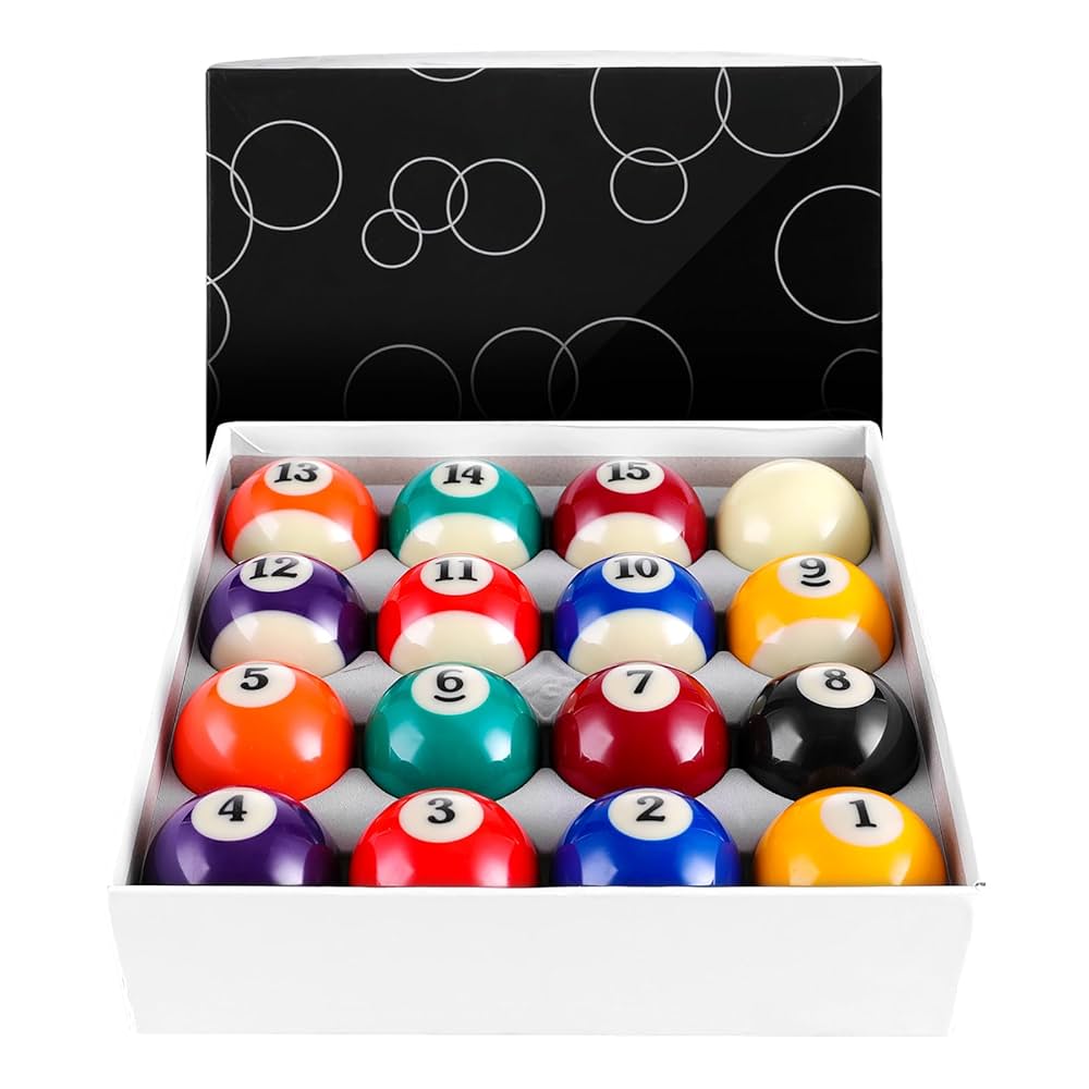 ビリヤード　ボール　球　15球×４セット Amazon.co.jp: ビリヤードボールセット 樹脂製 ビリヤードプール