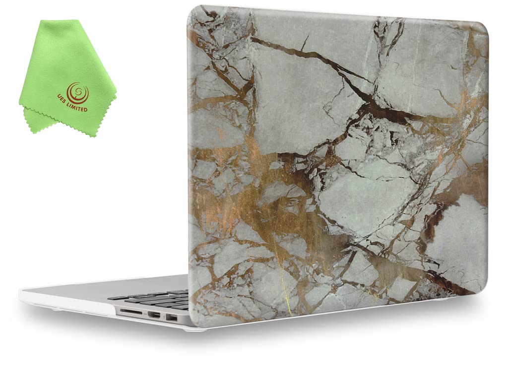 Ueswill Marble Pattern Smooth Hard Shell Case Compatible With