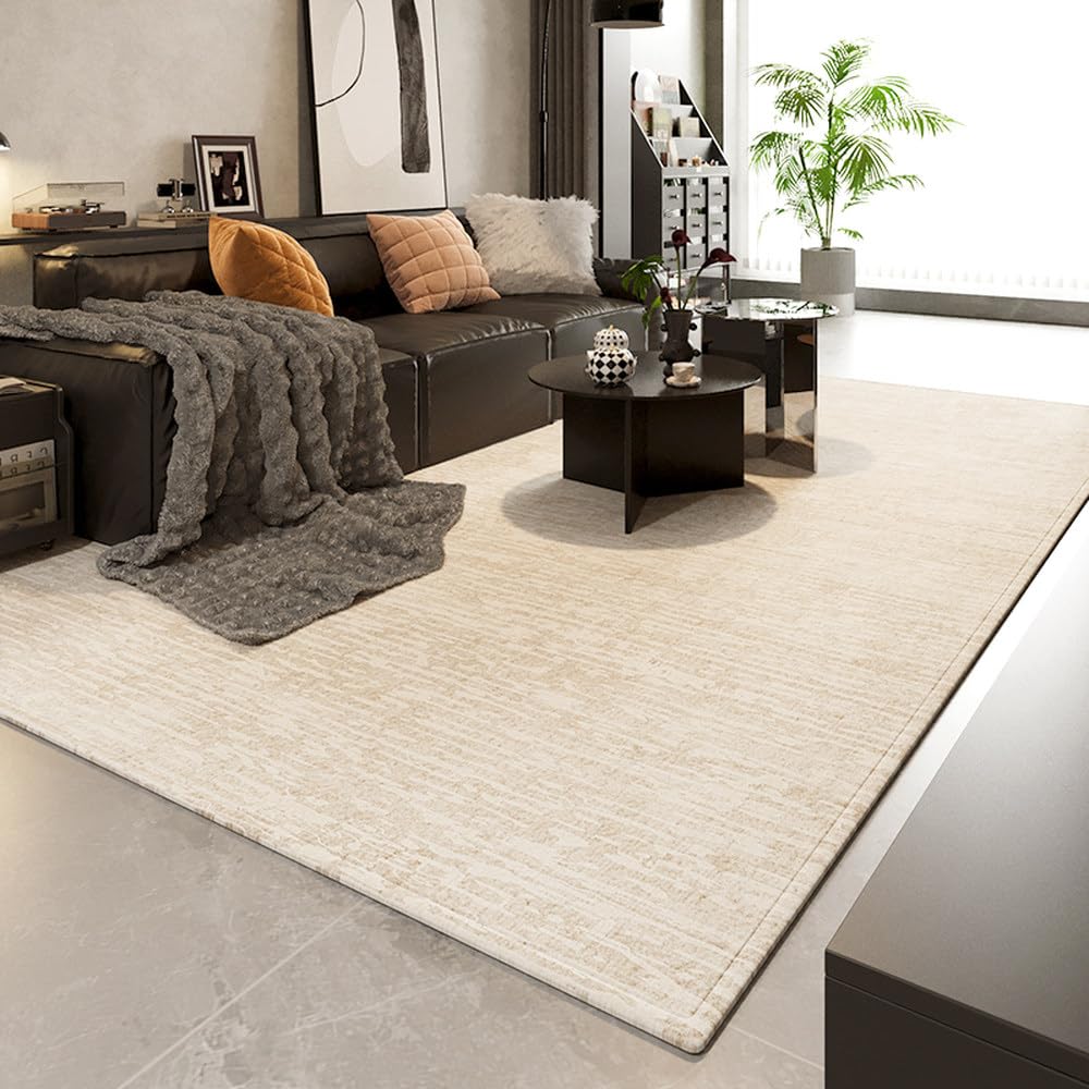 Tapis chambre à coucher moderne grand tapis de sol salon doux