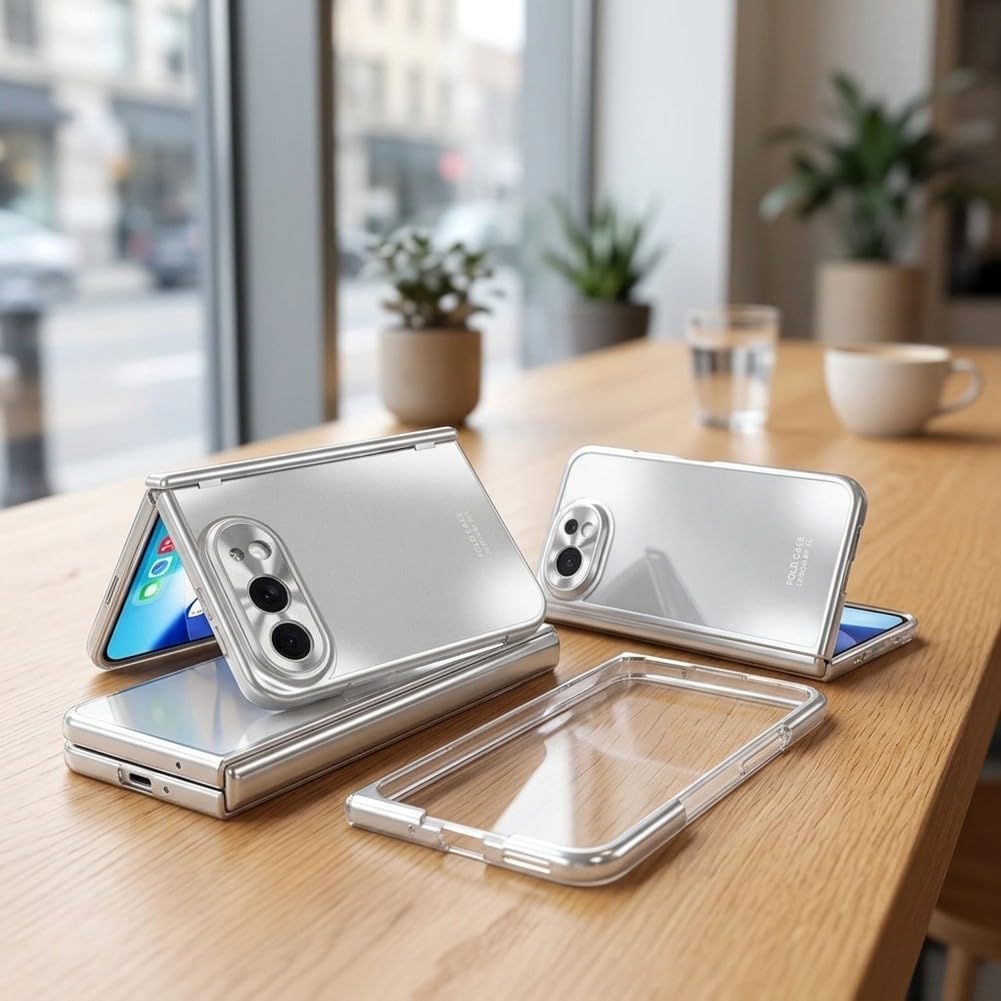 Funda para iphone XR Mate Semitransparente PC 100g Funda para(Silver)